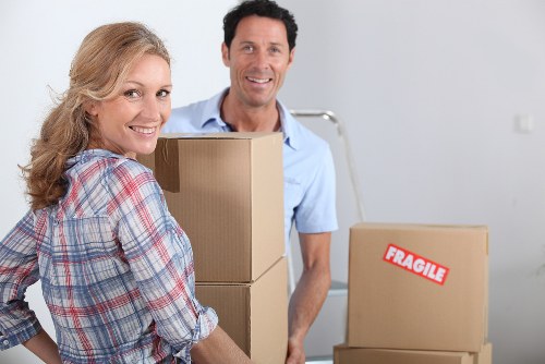 Business supplies and inventory stored safely for later use